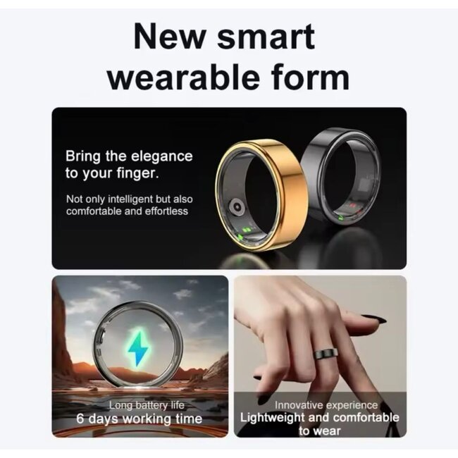 Mpariz Smart Ring  Gezondheidsmonitor