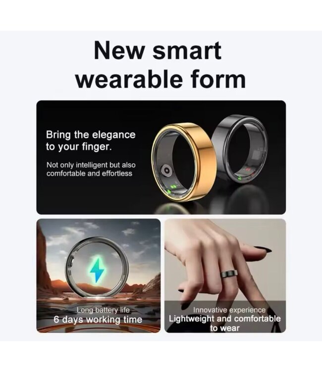 Mpariz Smart Ring  Gezondheidsmonitor