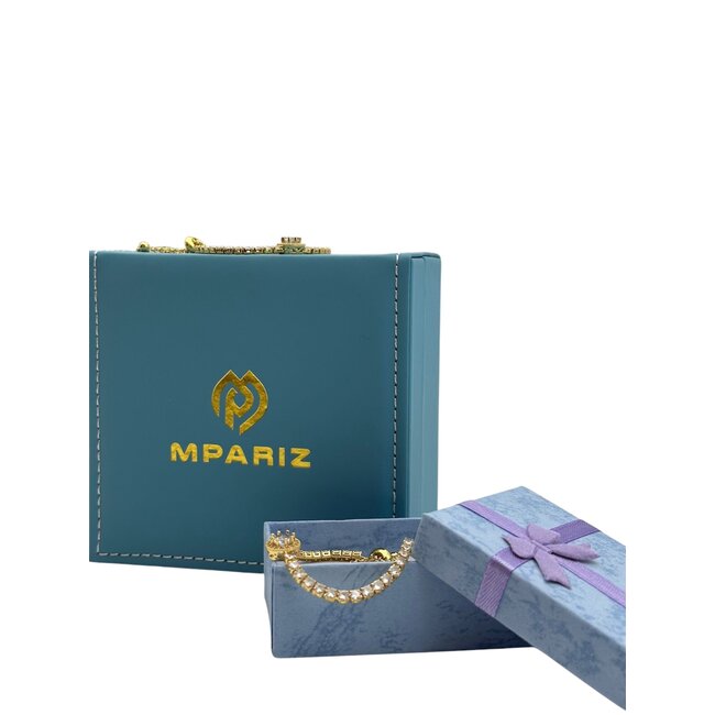 Mpariz Luxe Damesarmband  Zirkonia  Verstelbare Armband