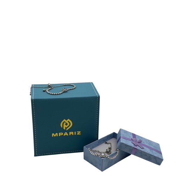 Mpariz Luxe Damesarmband  Zirkonia  Verstelbare Armband