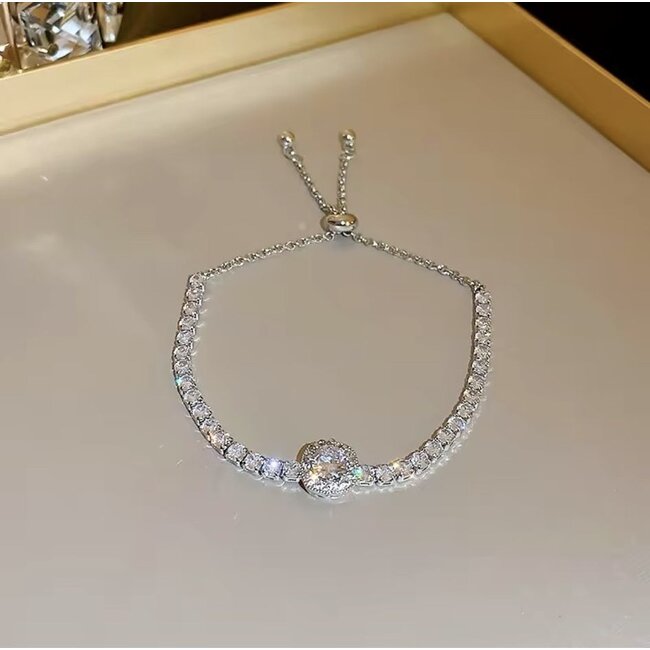 Mpariz Luxe Damesarmband  Zirkonia  Verstelbare Armband