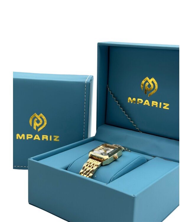 Ximili  Dameshorloge Goud &  Parelmoer Wit