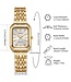 Ximili Luxe Dameshorloge Goud  Parelmoer Wit