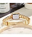 Ximili Luxe Dameshorloge Goud  Parelmoer Wit