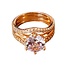 Mpariz Luxe Dames Ring  Rosé  Diamonds
