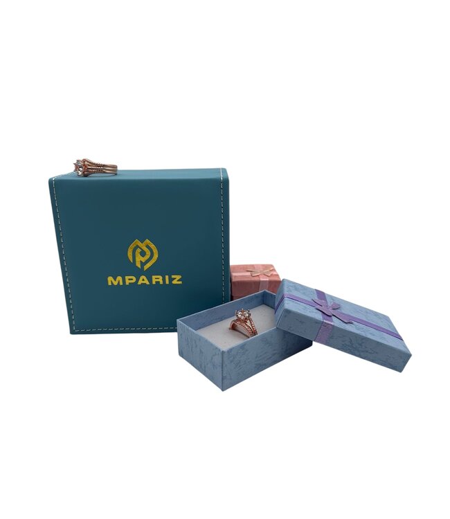 Mpariz Luxe Dames Ring  Rosé  Diamonds