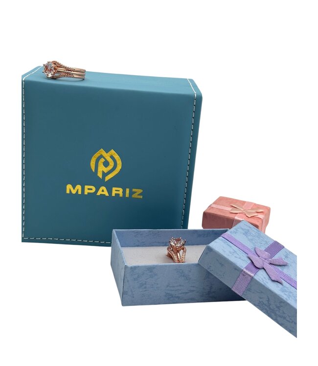 Mpariz Luxe Dames Ring  Rosé  Diamonds
