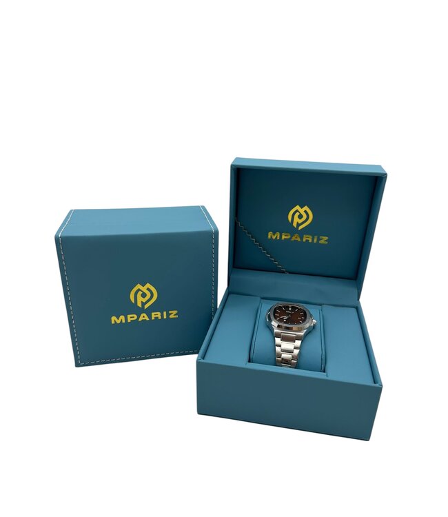 Chenxi Luxe Dameshorloge  Zilver  Bruin