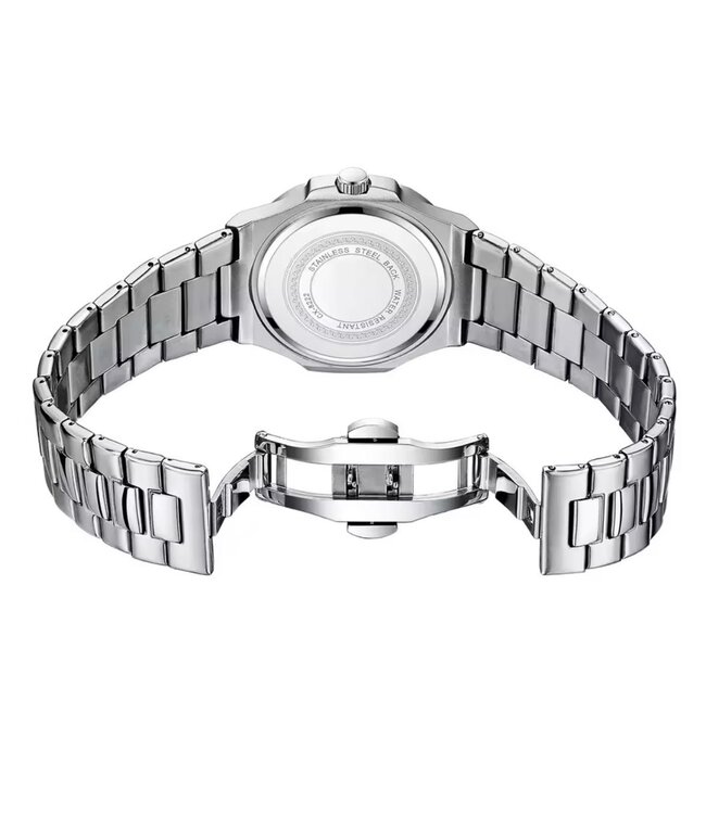 Chenxi Luxe Dameshorloge  Zilver  Bruin - Gratis Armband bij elke bestelling (twv €29,95)
