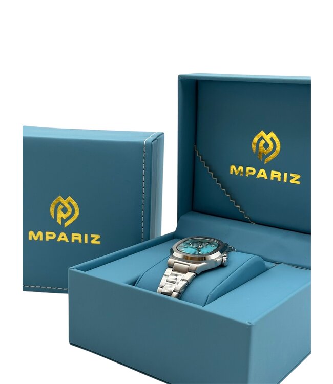 Chenxi Luxe Dameshorloge  Zilver  Lichtblauw