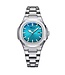 Chenxi Luxe Dameshorloge  Zilver  Lichtblauw - Gratis Armband bij elke bestelling (twv €29,95)