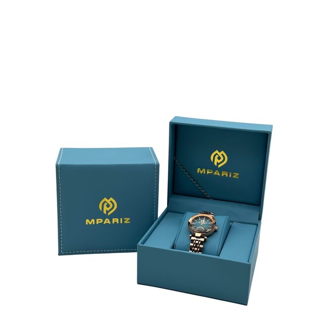 Poedagar Luxe Dameshorloge Rose Groen