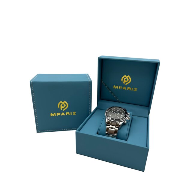 Mpariz Chronos – herenhorloge met stalen band en sportief design