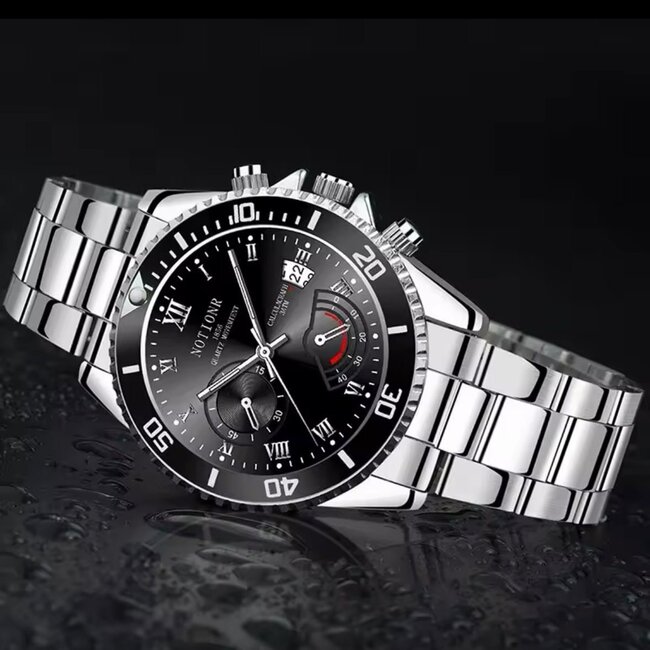 Mpariz Chronos – herenhorloge met stalen band en sportief design