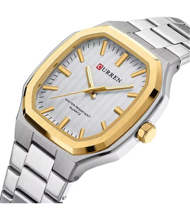 Curren Luxe Herenhorloges Zilver (Blauw/Zwart/Goud)