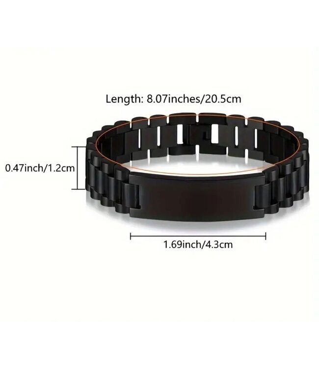 Mpariz  Dames & Herenarmbanden  Titanium  RVS