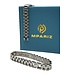Mpariz Luxe Dames en Herenarmbanden  Titanium  RVS
