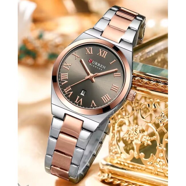 Curren Roselle – dameshorloge met stalen band en elegant design