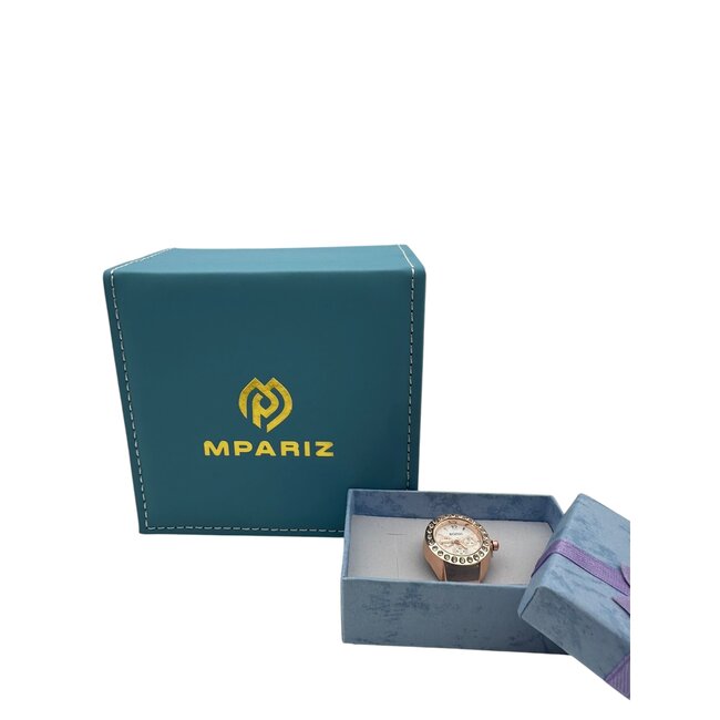 Mpariz Luxe Vingerhorloges Rosé   Diamonds
