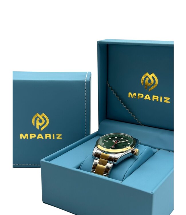 Lige  Luxe Herenhorloges Zilver Goud - Gratis Armband bij elke bestelling (twv €29,95)