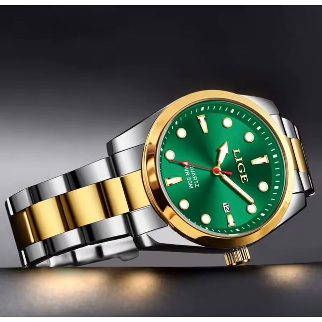 Lige Regant – herenhorloge met stalen band en minimalistisch design