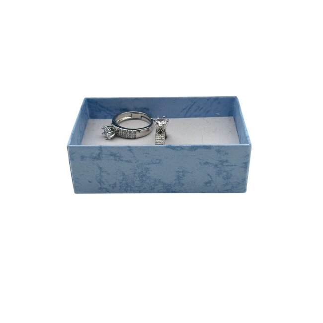 Mpariz luxe Dames Ring  Verstelbare Ring Goud met Zirkonia