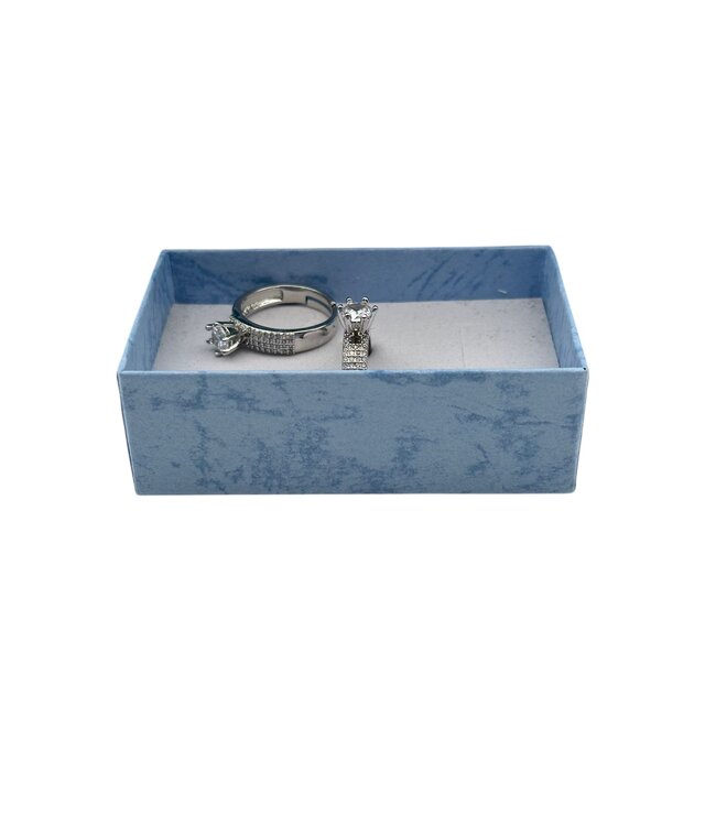 Mpariz luxe Dames Ring  Verstelbare Ring Goud met Zirkonia