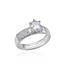 Mpariz luxe Dames Ring  Verstelbare Ring Goud met Zirkonia