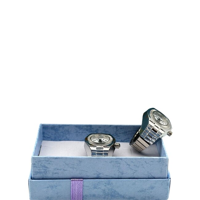 Mpariz Luxe Vingerhorloges Zilver