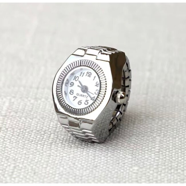 Mpariz Luxe Vingerhorloges Zilver