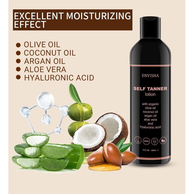 Envisha Self Tanning Lotion 1+1 GRATIS