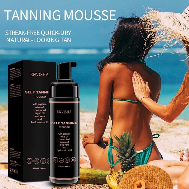 Envisha Self Tanning Mousse 1+1 GRATIS