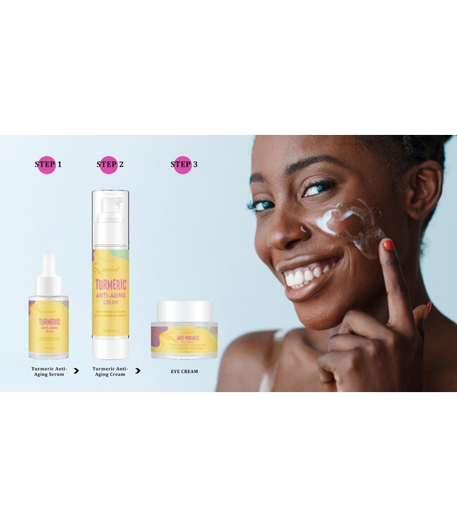 Envisha  Turmeric  Anti-Aging Set  Kurkuma Anti-Verouderingsset