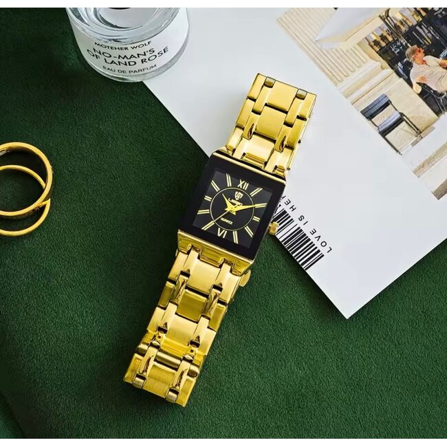 Liebig Luxe Dameshorloge  Goud Zwart