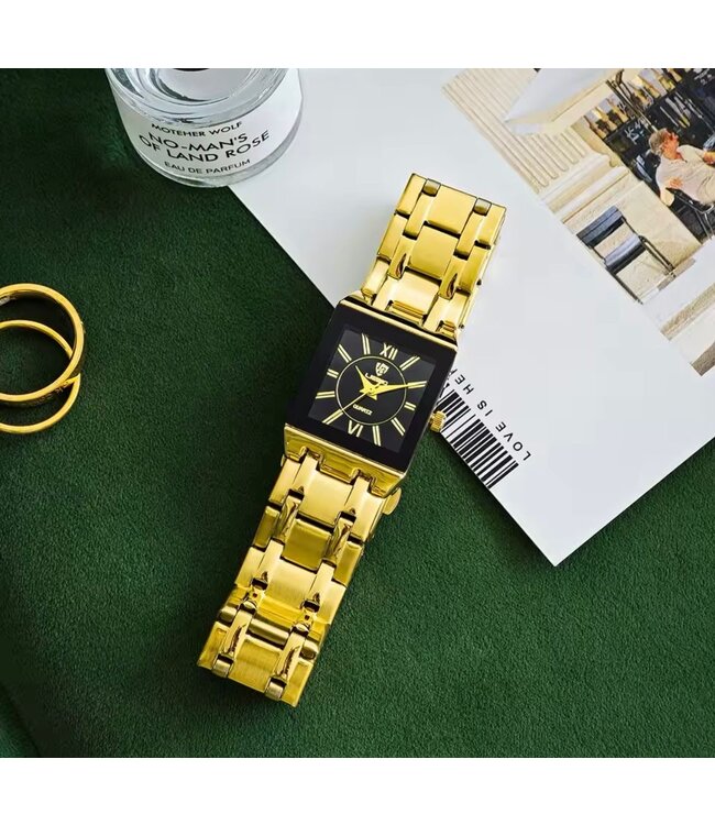 Liebig Luxe Dameshorloge  Goud Zwart