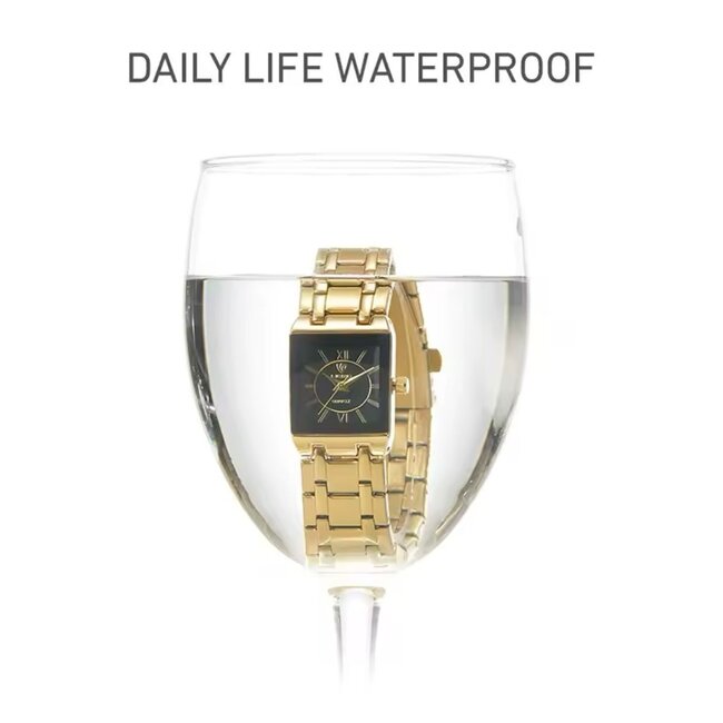 Liebig Luxe Dameshorloge  Goud Zwart