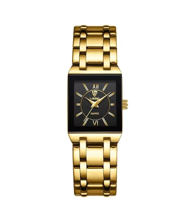 Liebig Luxe Dameshorloge  Goud Zwart