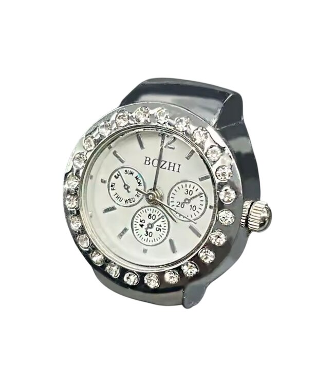 Mpariz Luxe Vingerhorloges Rosé   Diamonds