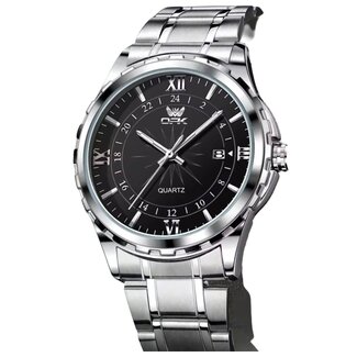 OPK Luxe Herenhorloge  Zilver Zwart