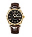 Poedagar Luxe Herenhorloges Goud   Blauw Zwart - Gratis Armband bij elke bestelling (twv €29,95)
