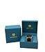 Poedagar Luxe Herenhorloges Goud   Blauw Zwart - Gratis Armband bij elke bestelling (twv €29,95)