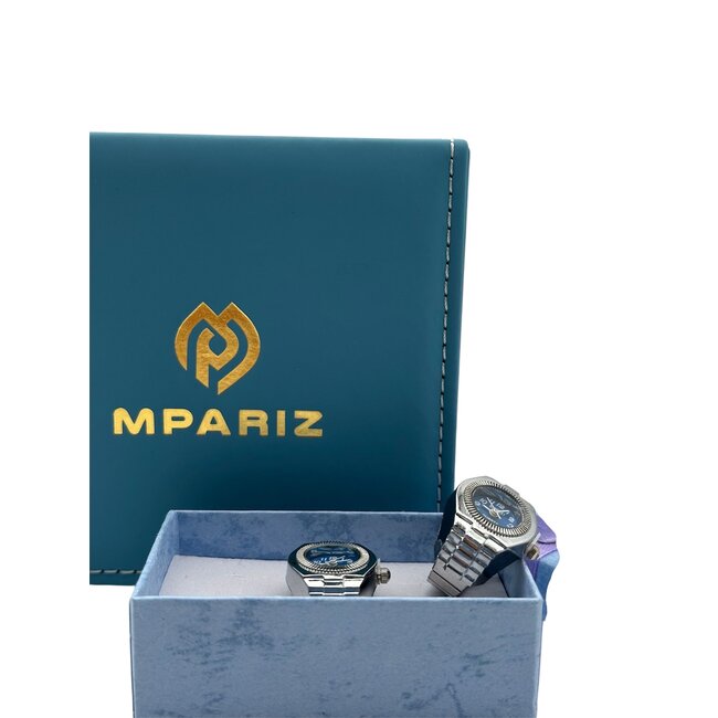 Mpariz Luxe Vingerhorloges Zilver