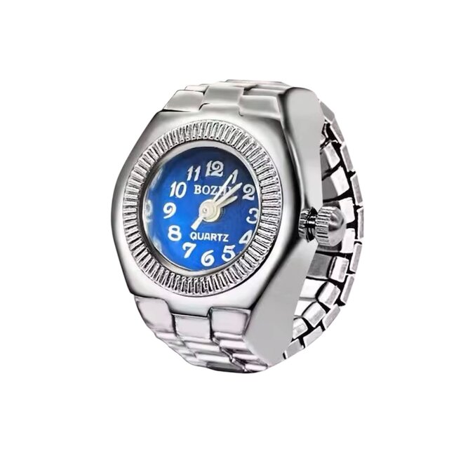 Mpariz Luxe Vingerhorloges Zilver