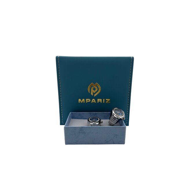 Mpariz Luxe Vingerhorloges Zilver