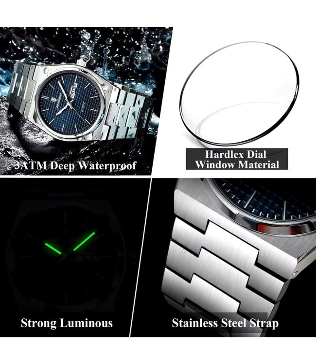 Poedagar Luxe Dameshorloges Rosé