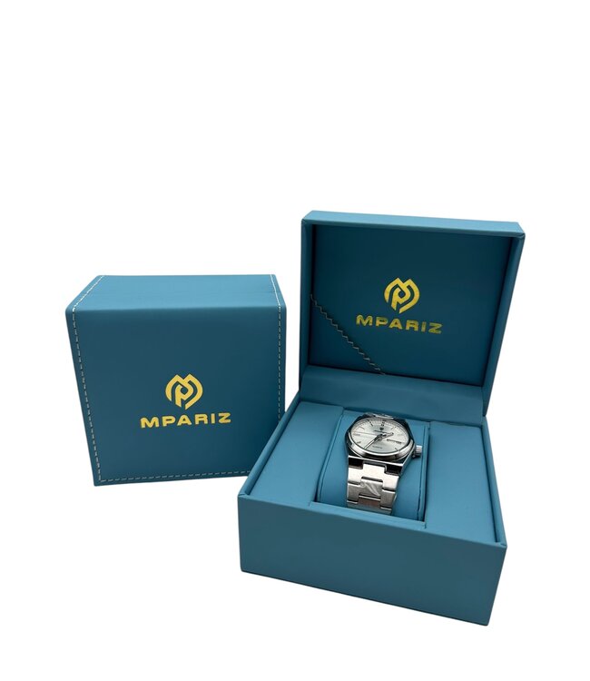 Poedagar Luxe Dameshorloge Zilver  Groen - Gratis Armband bij elke bestelling (twv €29,95)