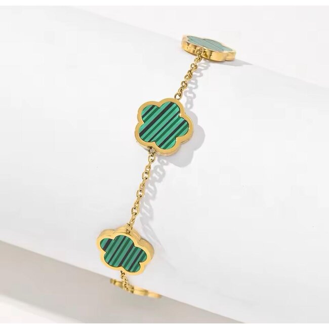 Mpariz Luxe Klaver Armbanden Goud