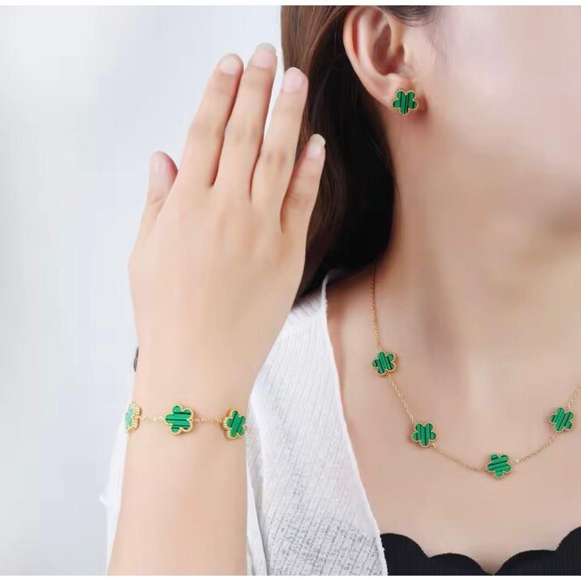 Mpariz Luxe Klaver Armbanden Goud