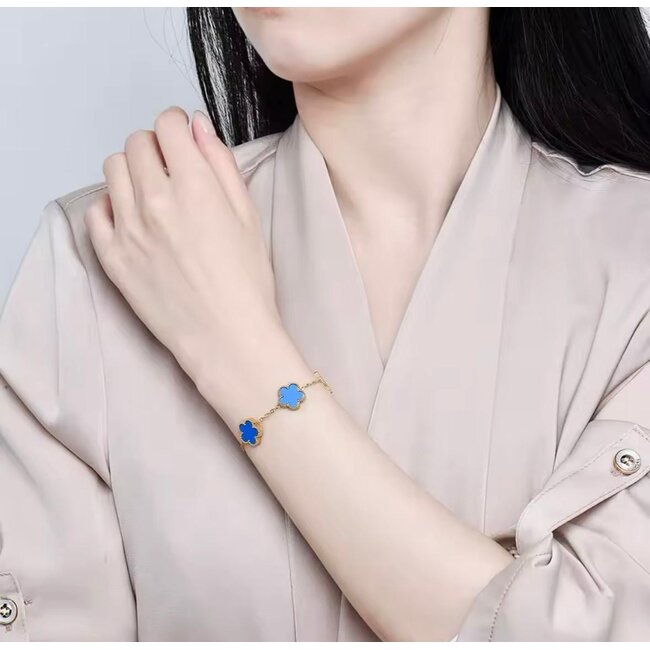 Mpariz Luxe Klaver Armbanden Goud