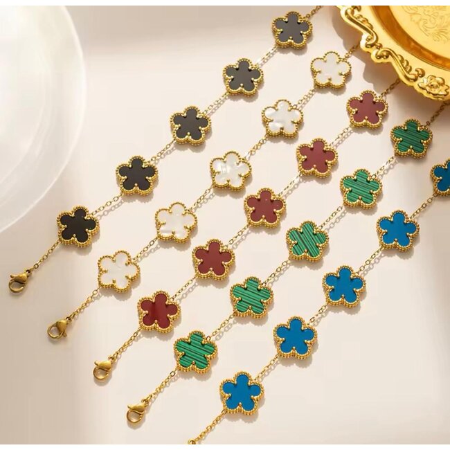 Mpariz Luxe Klaver Armbanden Goud